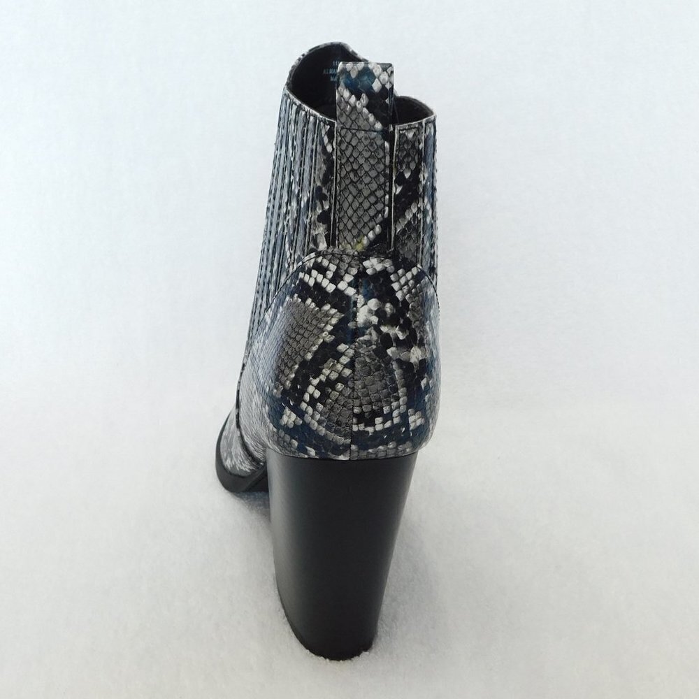 W400 Indigo Rd Snake Print Adore Ankle Booties 11M - Picture 4 of 5